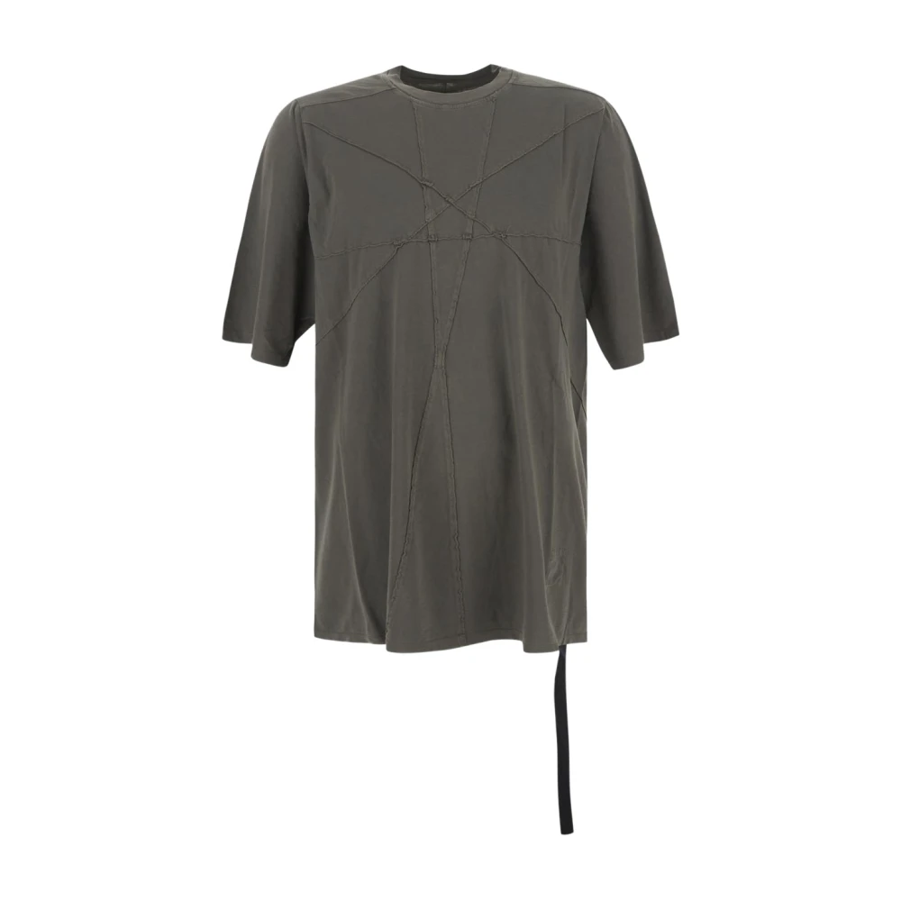 Rick Owens Jumbo SS T-Shirt Klassieke Pasvorm Gray Heren