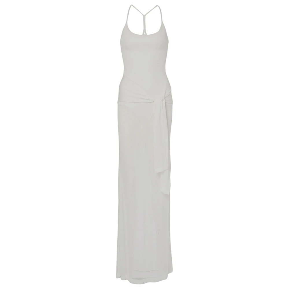 Jacquemus Nodo Gebreide Jurk White Dames