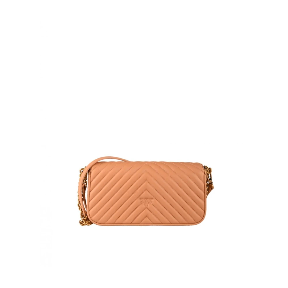 pinko Gewatteerde Mini Love Tas Click Pink Dames