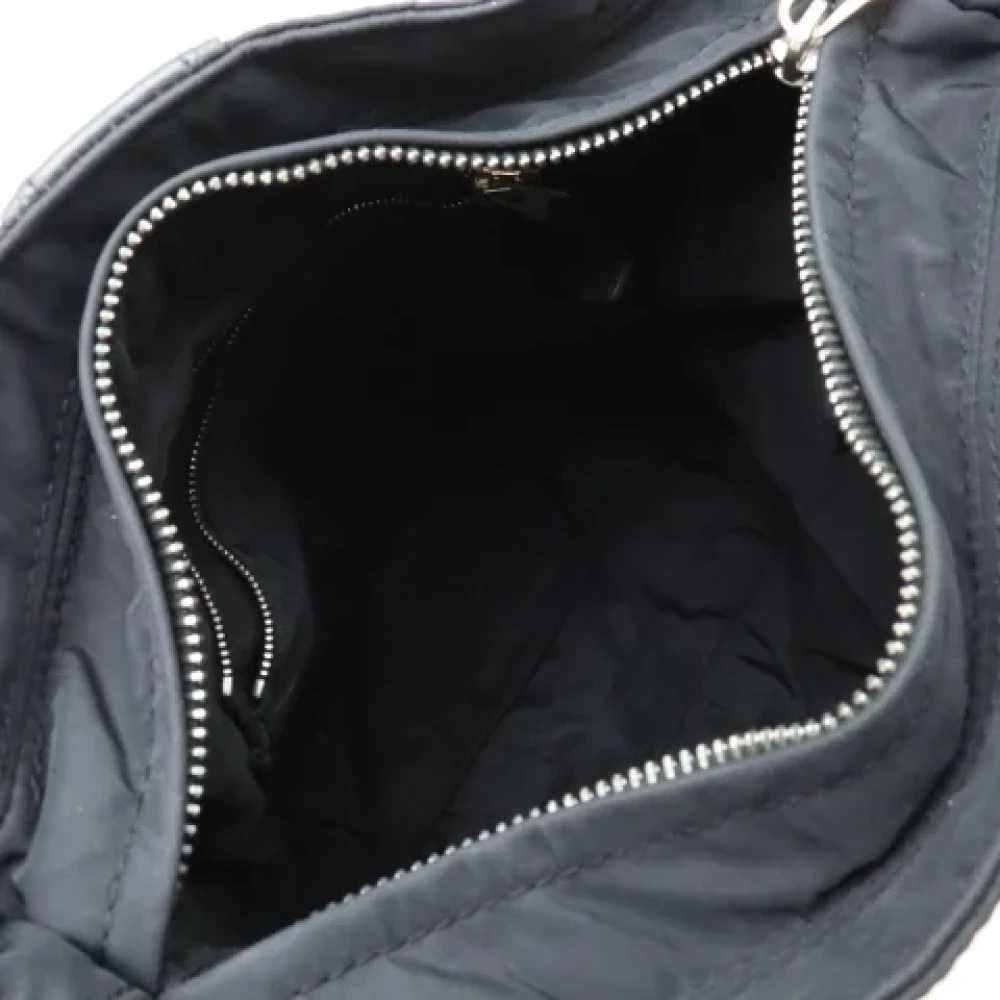 Hermès Vintage Pre-owned Canvas shoulder-bags Black Dames