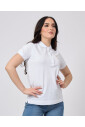 polo-blanc-en-coton-stretch