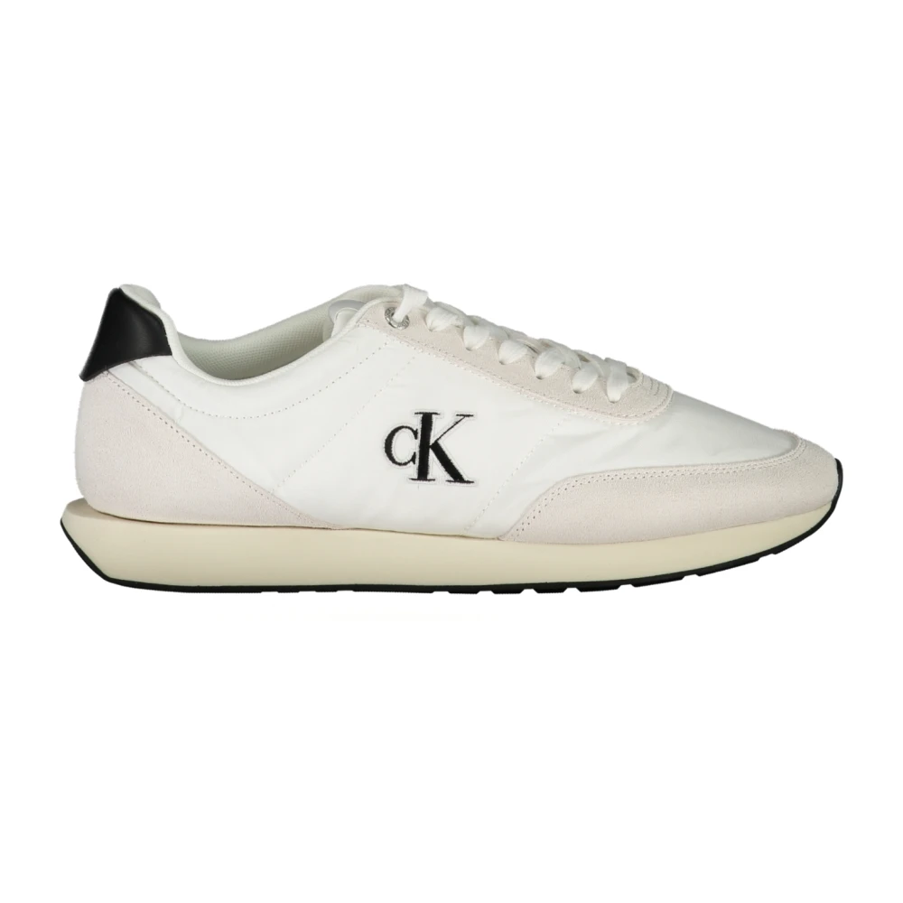 Calvin Klein Men's White Retro Runner Ess Mix Mat