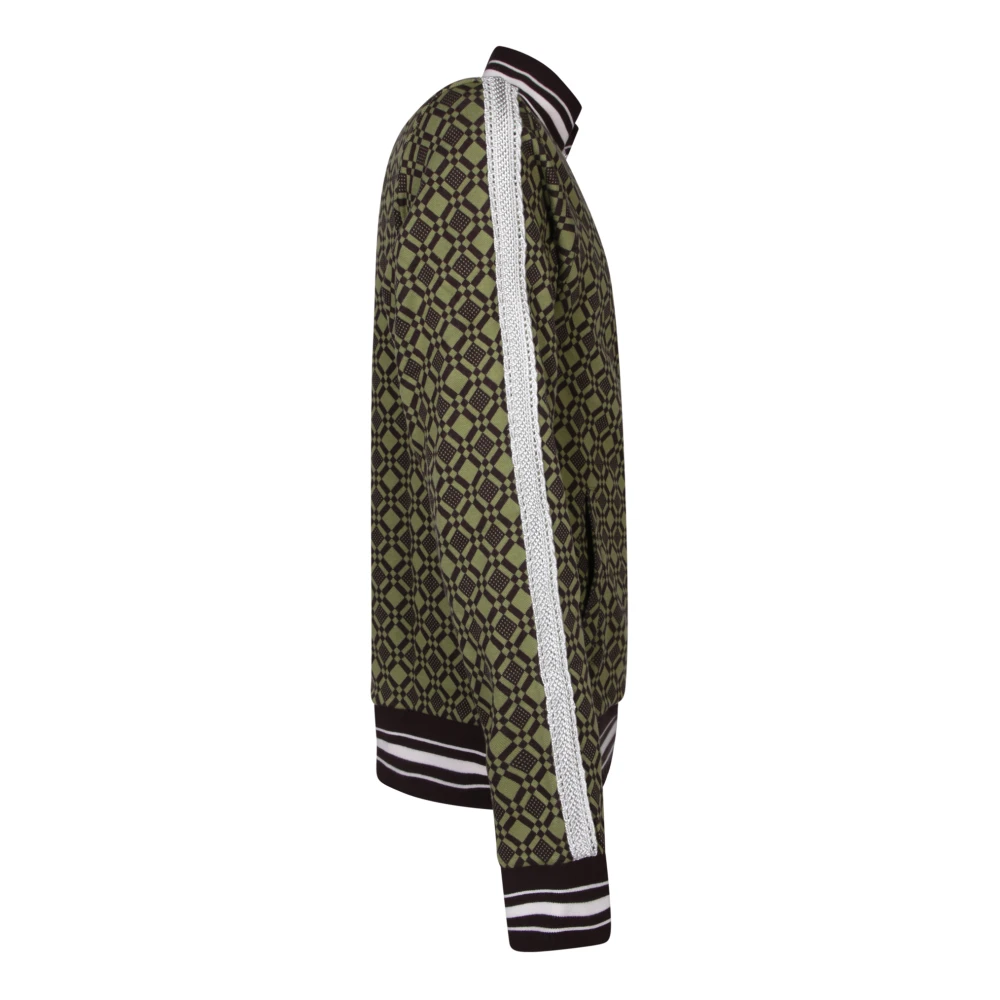 Wales Bonner Groene Jacquard Blazer Green Heren