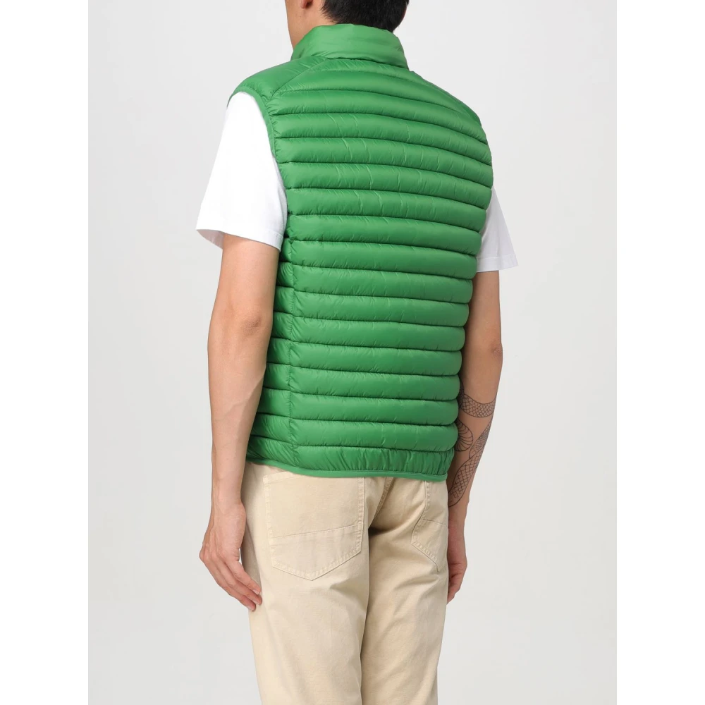 Save The Duck Stijlvol Puffer Vest Green Heren