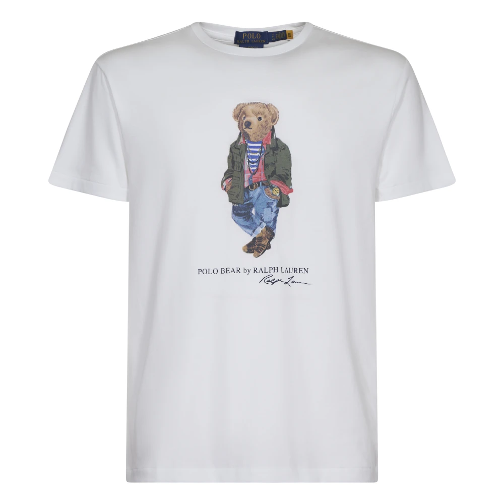 Polo Ralph Lauren Stijlvolle T-shirts en Polos White Heren