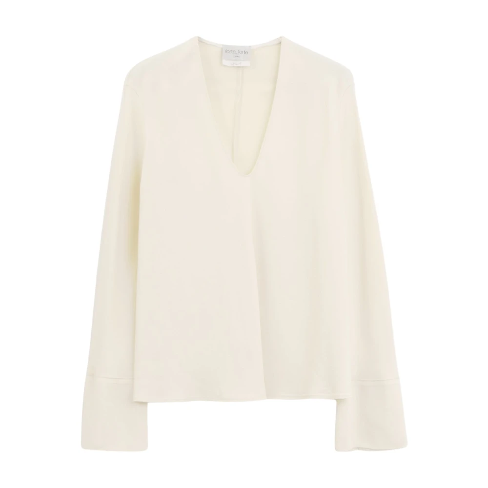 Forte Stijlvolle Overhemden Collectie White Dames