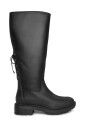 black-zip-up-leather-boots