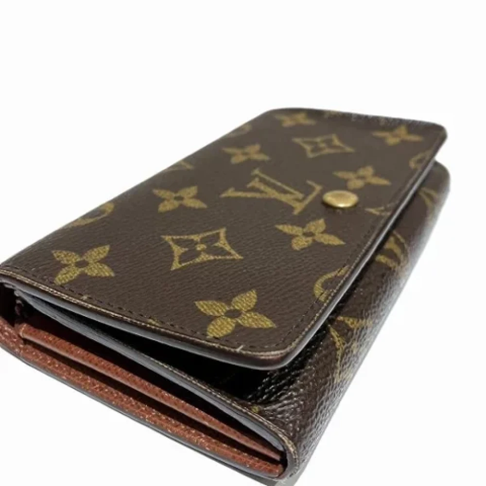 Louis Vuitton Vintage Pre-owned Canvas wallets Brown Dames