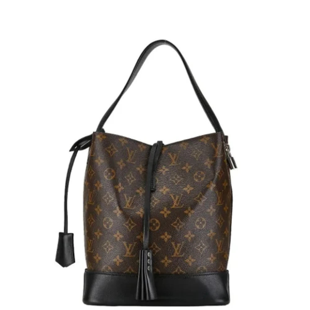 Louis Vuitton Vintage Pre-owned Plastic handbags Brown Dames