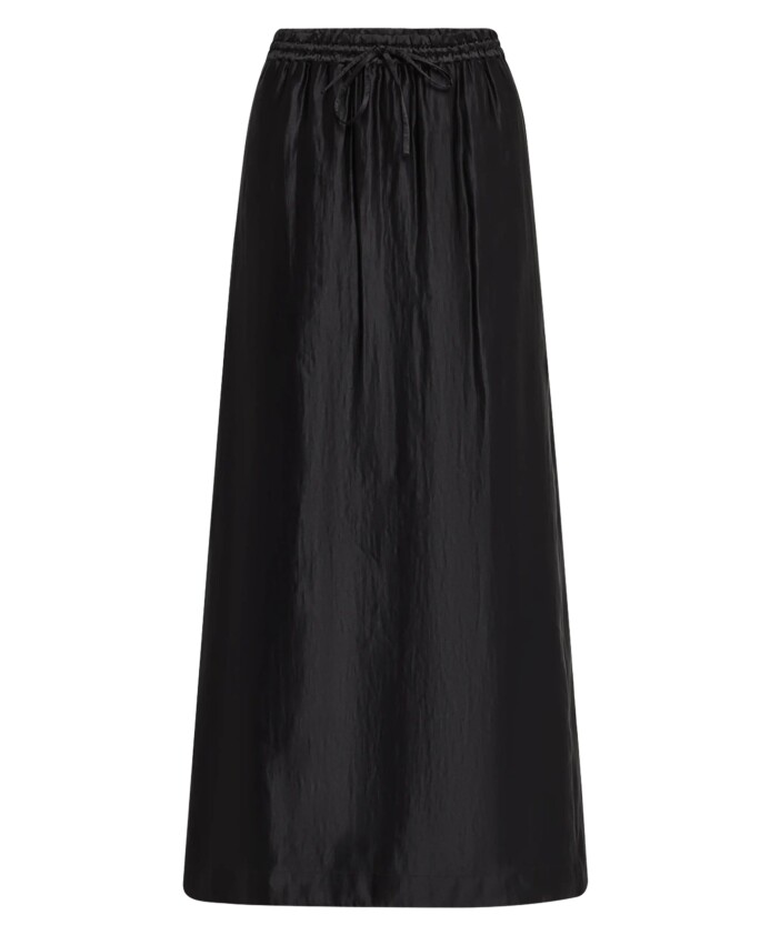 jupe-longue-en-lin-noir-avec-taille-elastique