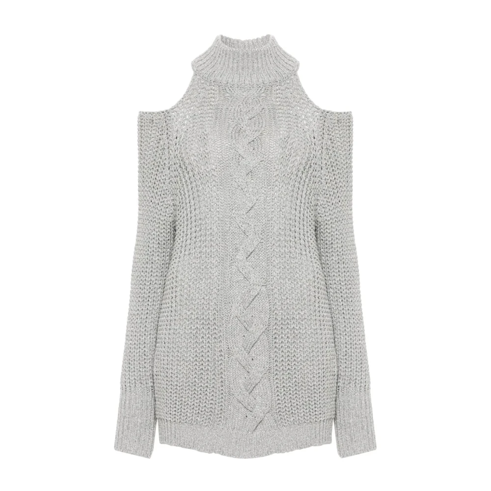 Liu Jo Zilveren Kabeltrui Gray Dames