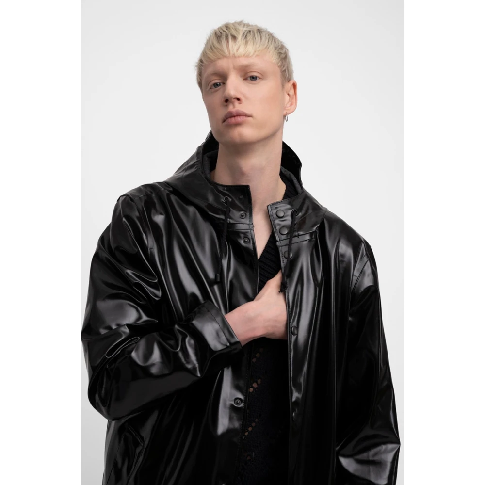 Stutterheim Print Opal Regenjas Black Heren