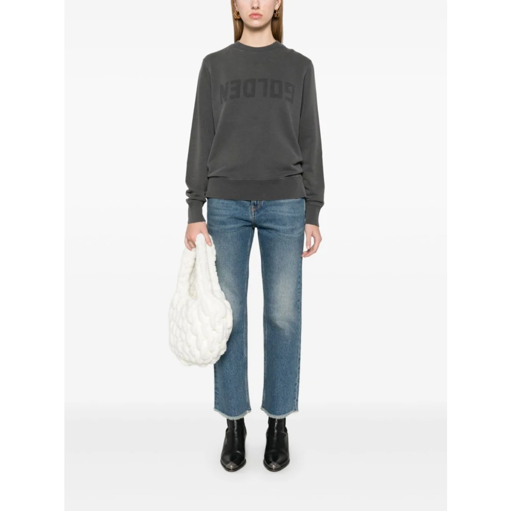 Golden Goose Blauwe Cropped Jeans voor Vrouwen Blue Dames