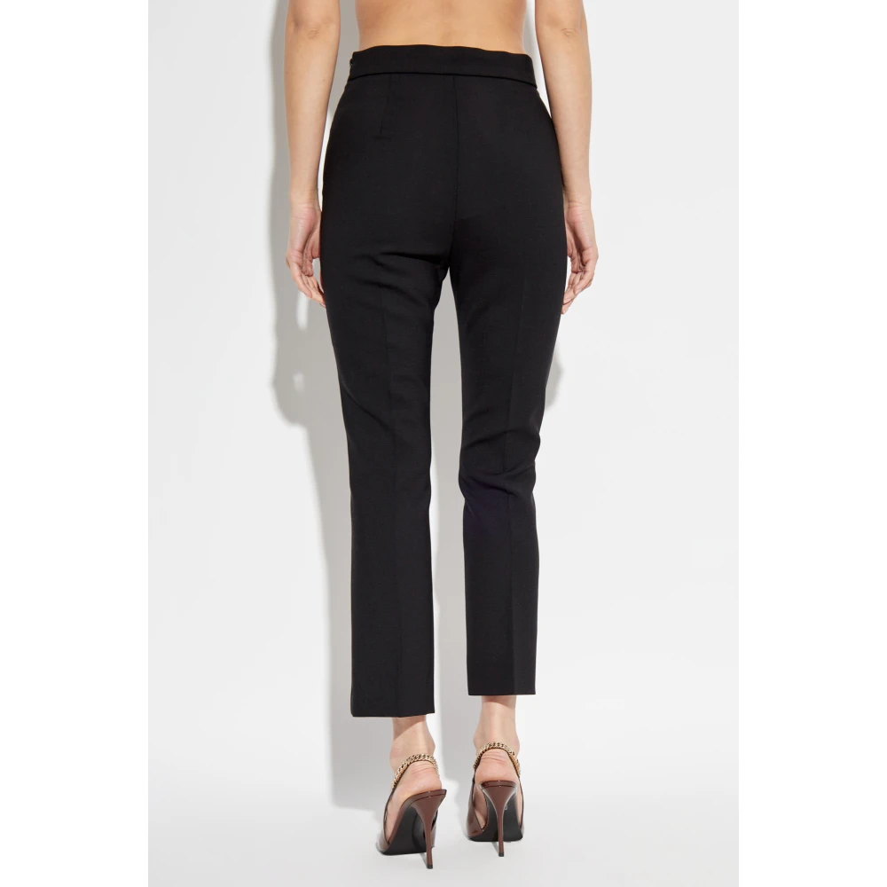 Max Mara Geplooide broek Nepeta Black Dames
