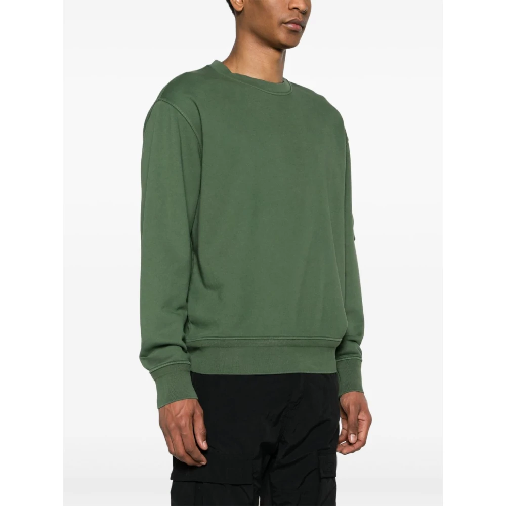C.P. Company Fleece Lens Sweatshirt Green Heren