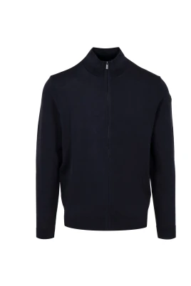 Ribbed Zip Cardigan