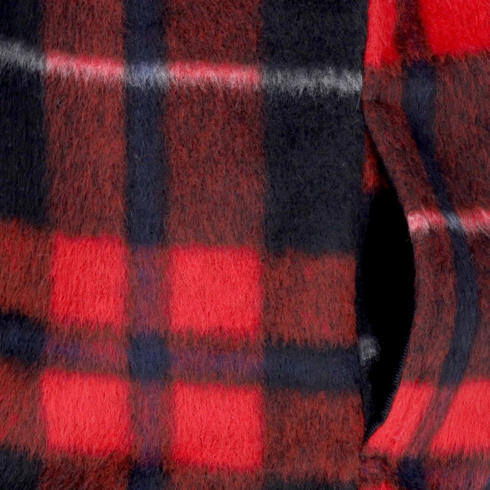Carhartt WIP Geruite fleece shirt met zakken Multicolor Heren