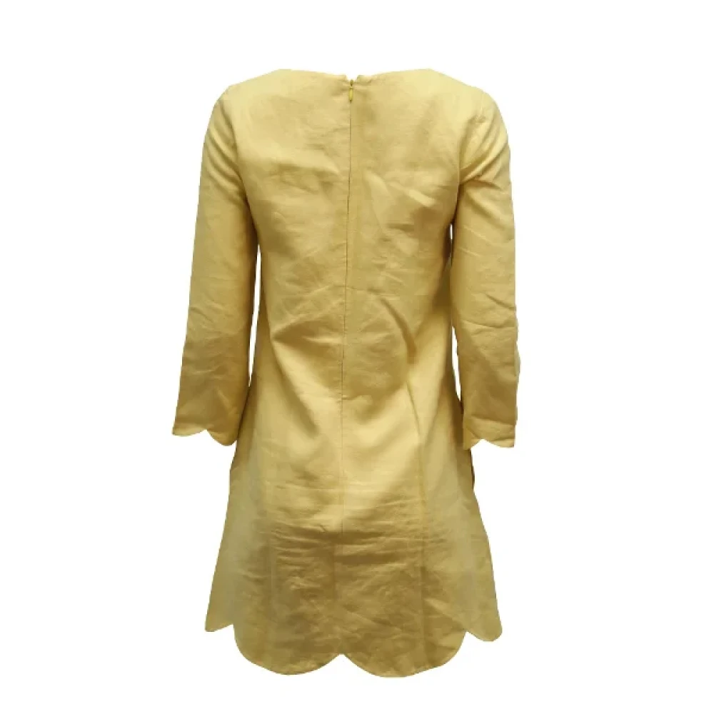 Chloé Pre-owned Fabric dresses Yellow Dames