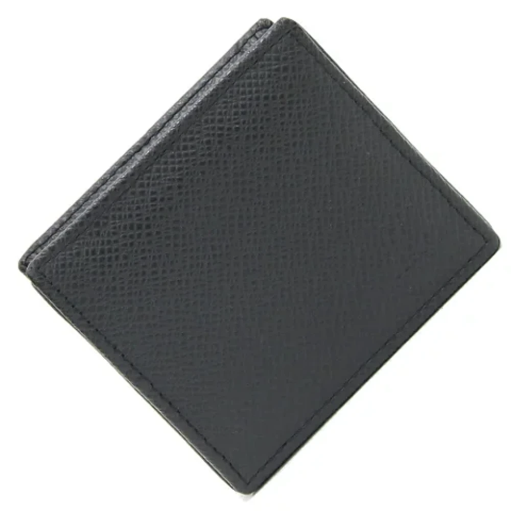 Louis Vuitton Vintage Pre-owned Leather wallets Black Heren