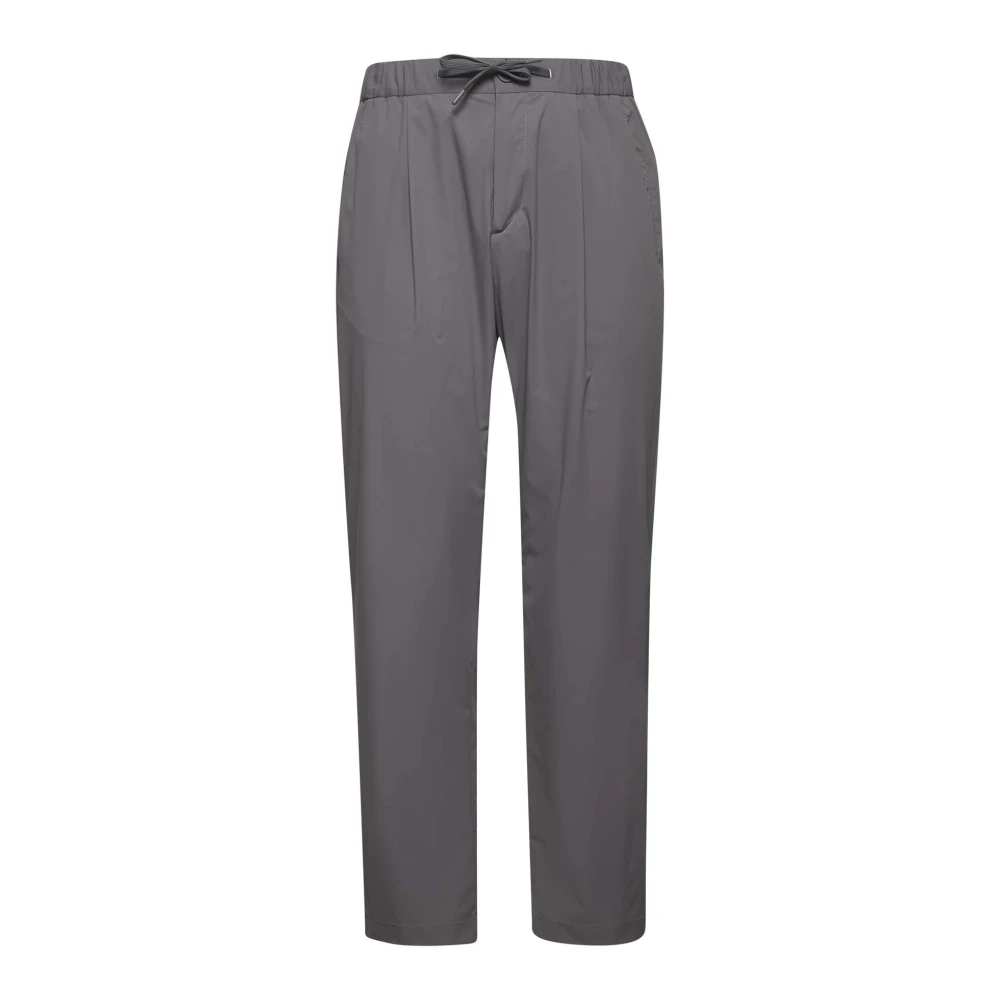 Herno Herren Grau Elastische Bundfaltenhose,Training Trousers