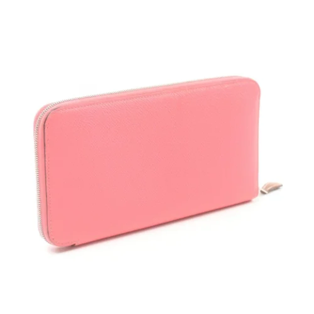 Hermès Vintage Pre-owned Leather wallets Pink Dames