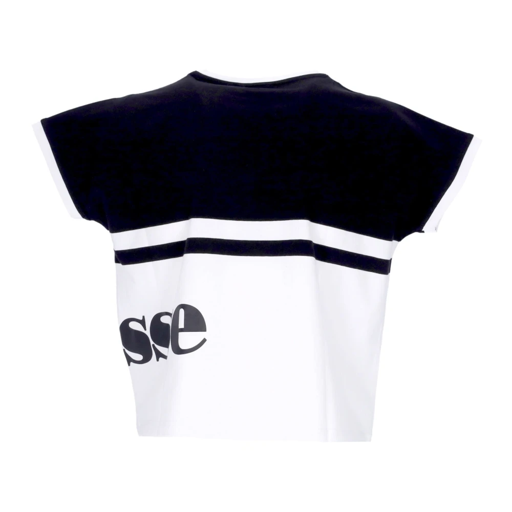 Ellesse Zwarte Crop Tee Shirt Casual Black Dames