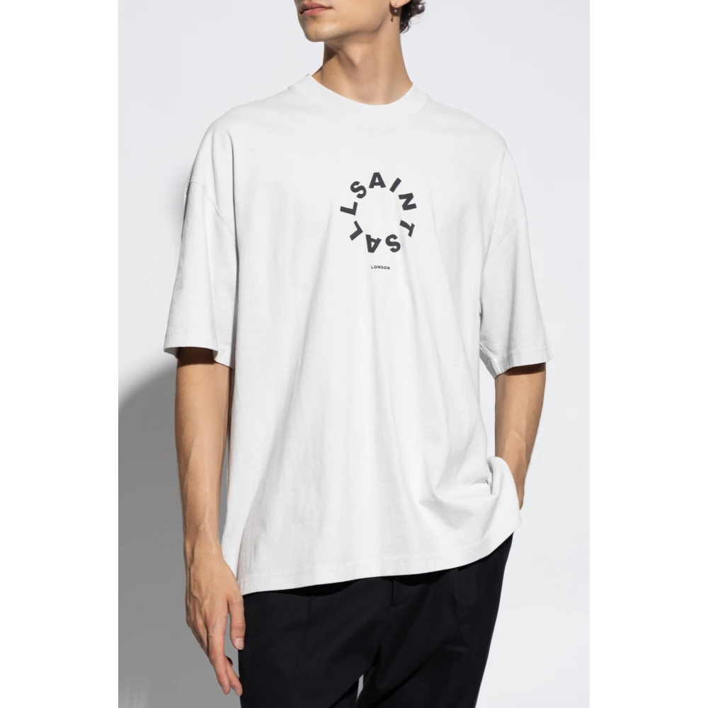 AllSaints Tierra T-shirt Gray Heren