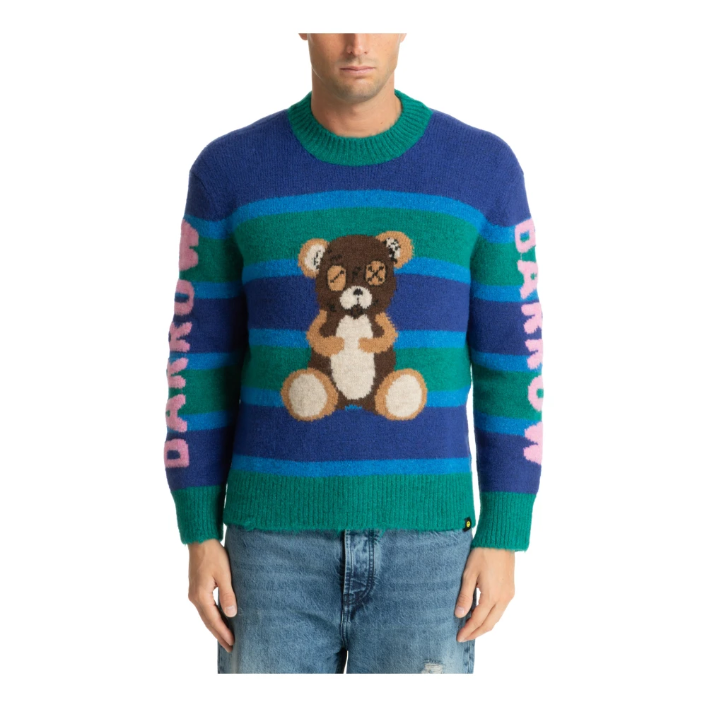Barrow Gestreepte Multicolor Sweater met Logo Borduursels Multicolor Heren