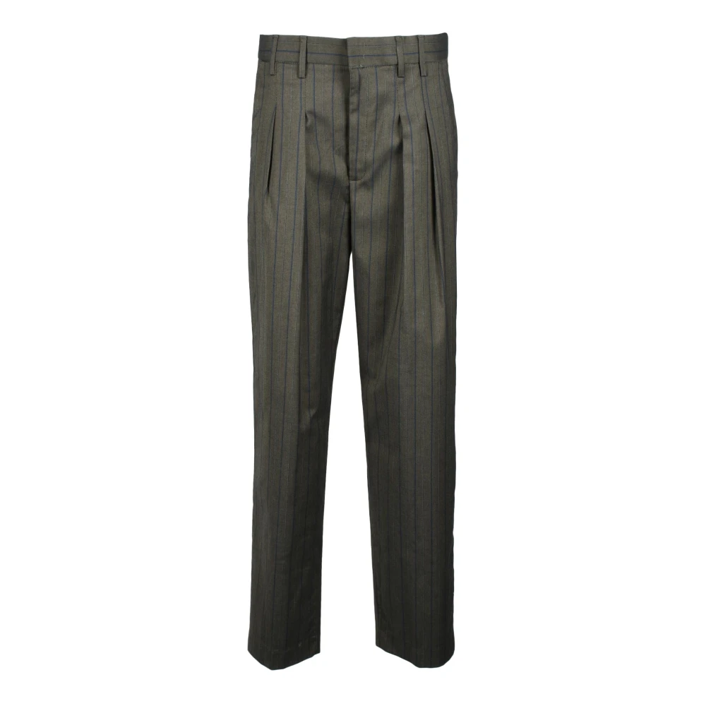 Dondup Stijlvolle katoenmix wollen broek Gray Dames