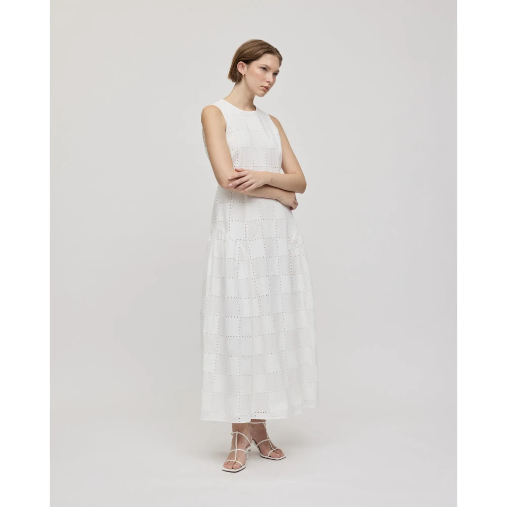 IVY OAK Marca Rose Jurk White Dames