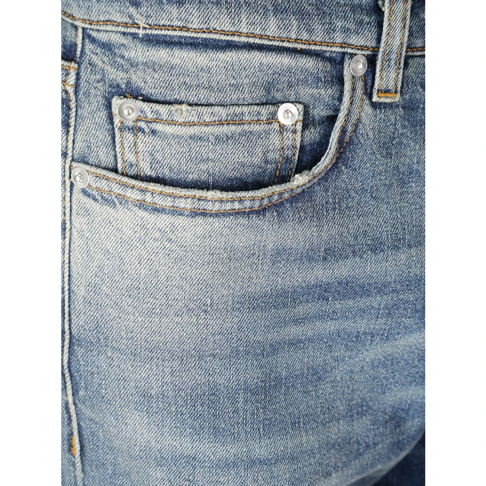 Haikure Blauwe Slim Fit Jeans met Logo Blue Heren