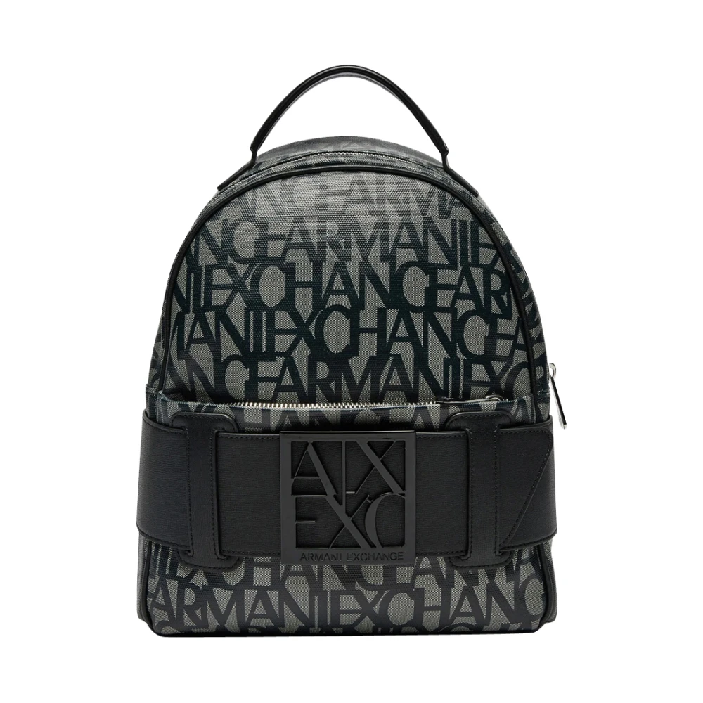 Armani Exchange Stijlvolle zwarte damesrugzak Black Dames