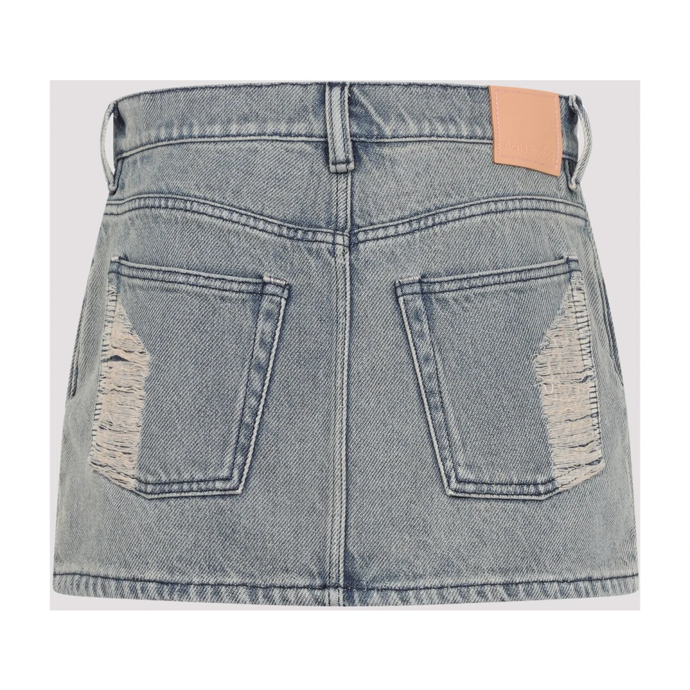 Acne Studios Stijlvolle Denim Mini Rok Blue Dames