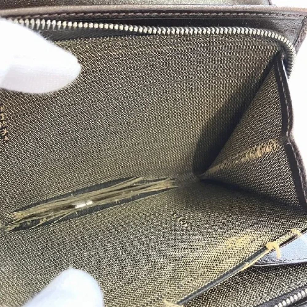 Fendi Vintage Pre-owned Canvas wallets Brown Dames