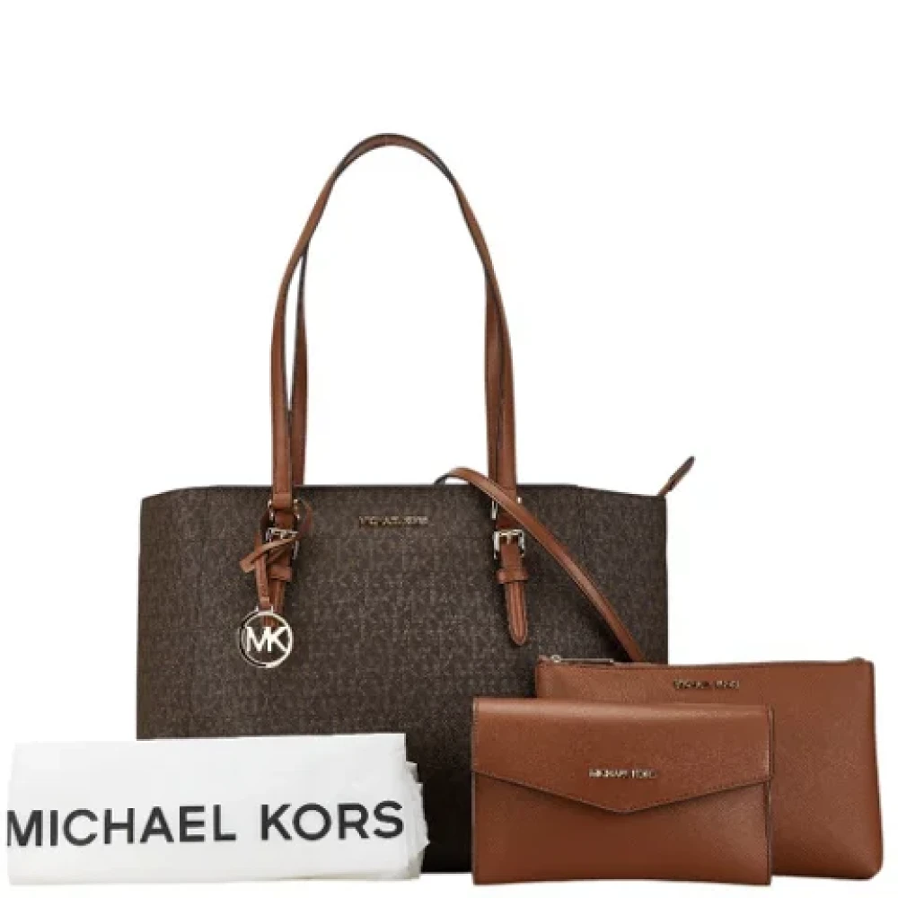 Michael Kors Pre-owned Leather shoulder-bags Brown Dames