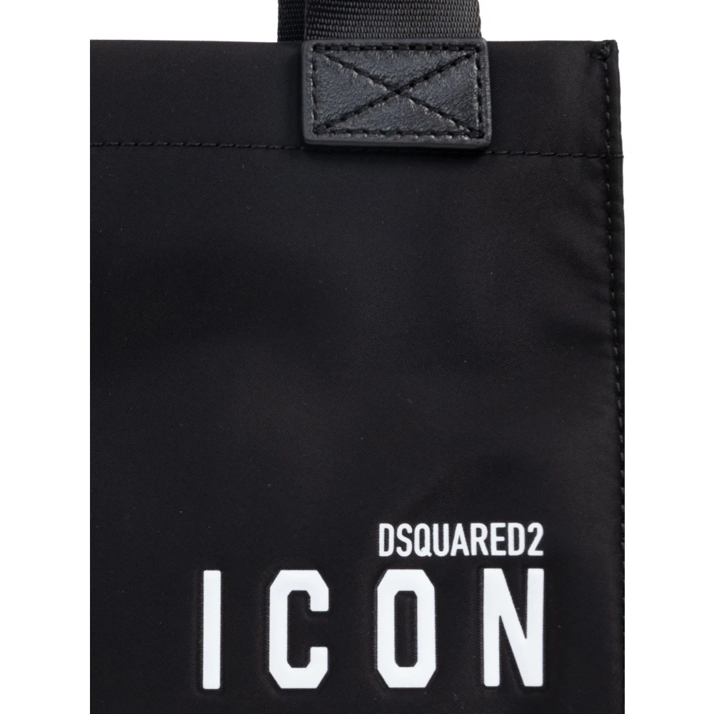 Dsquared2 Mini Shopping Tas Black Dames