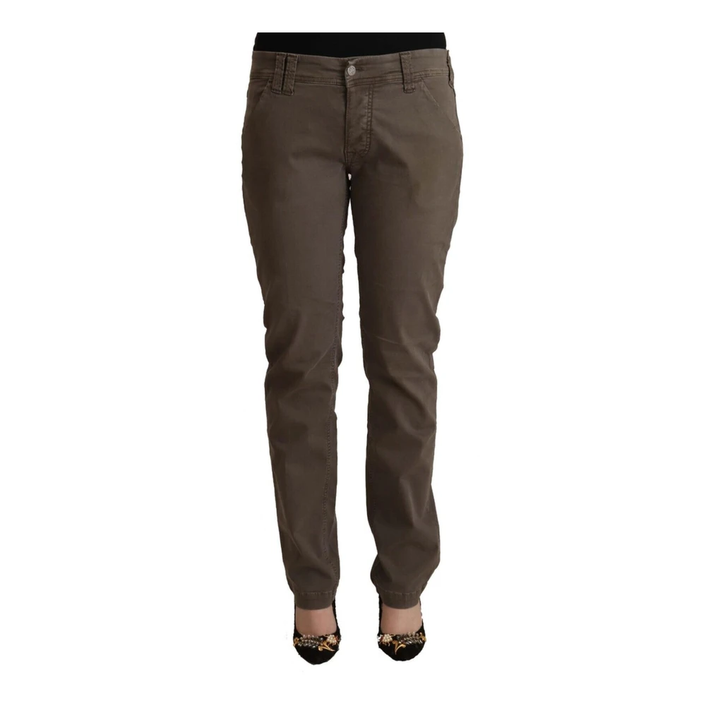Cycle Bruine Skinny Rits Jeans Brown Dames
