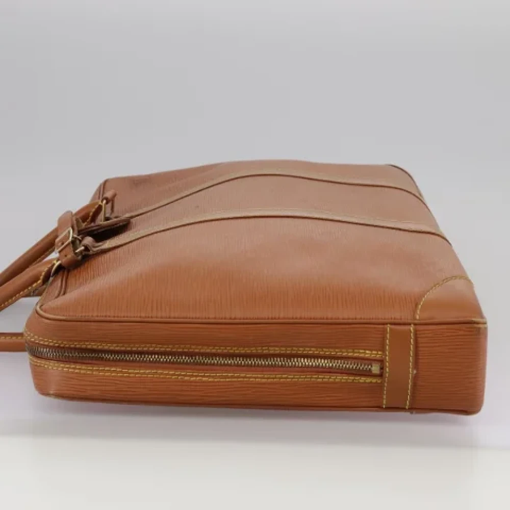 Louis Vuitton Vintage Pre-owned Leather briefcases Brown Dames