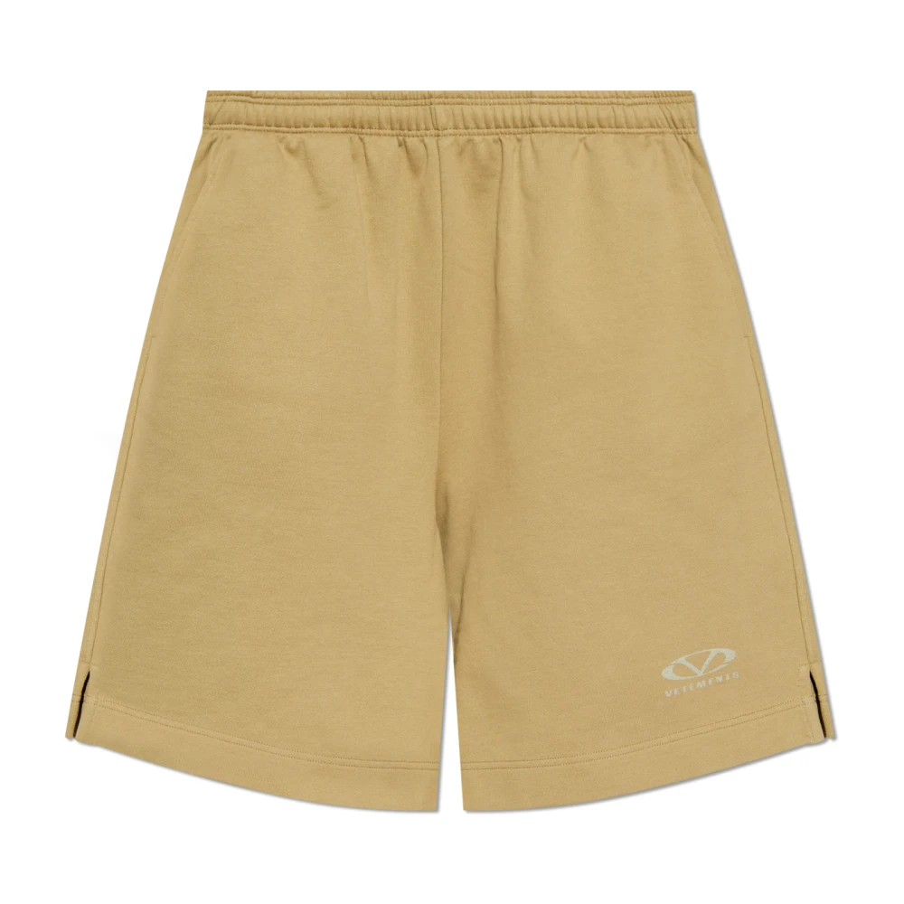 Vetements Logo shorts Green Heren