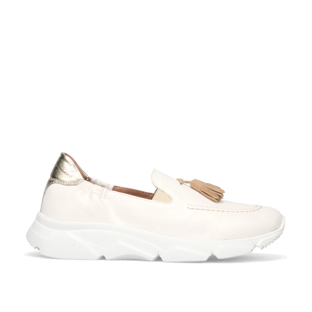 Calpierre Dina Fiocco Neve Slip-On Sneakers Dames Schoenen Wit
