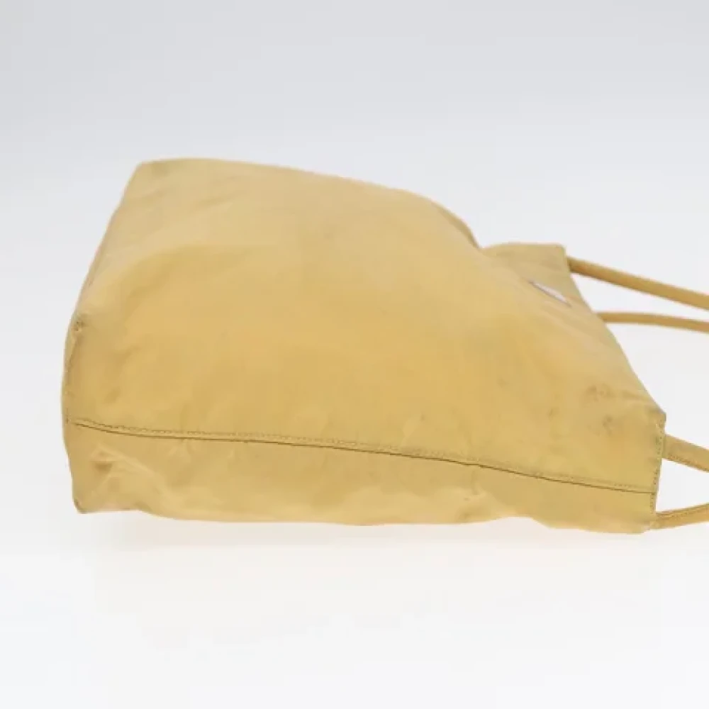 Prada Vintage Pre-owned Fabric prada-bags Yellow Dames