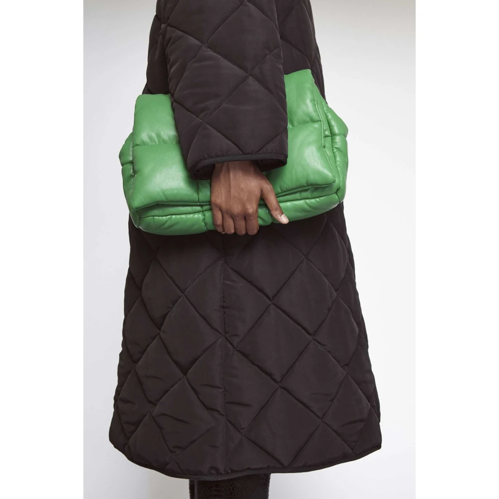 Stand Studio Gewatteerde Gevoerde Winterjas Black Dames