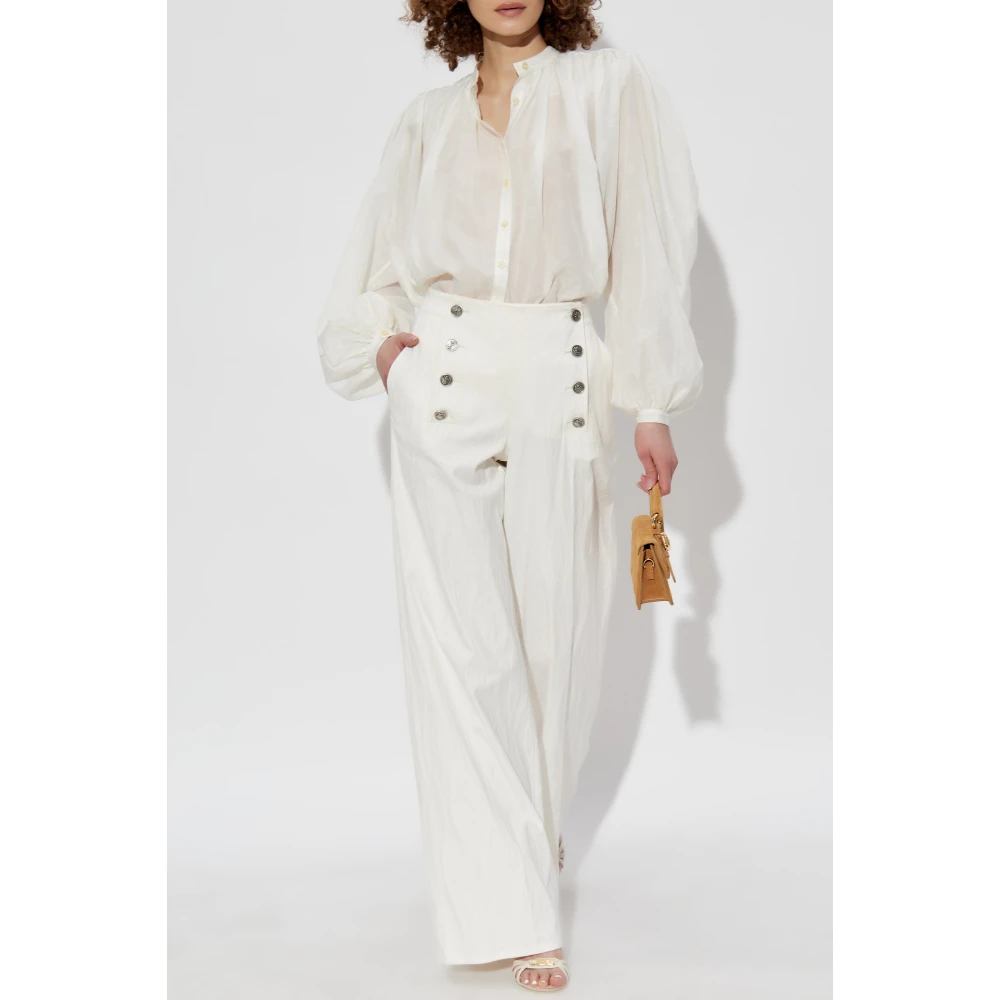ETRO Broek met jacquardpatroon Beige Dames