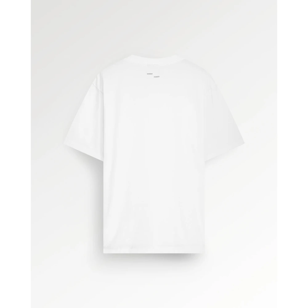 Filling Pieces T-shirt Embroidered Knot White Heren