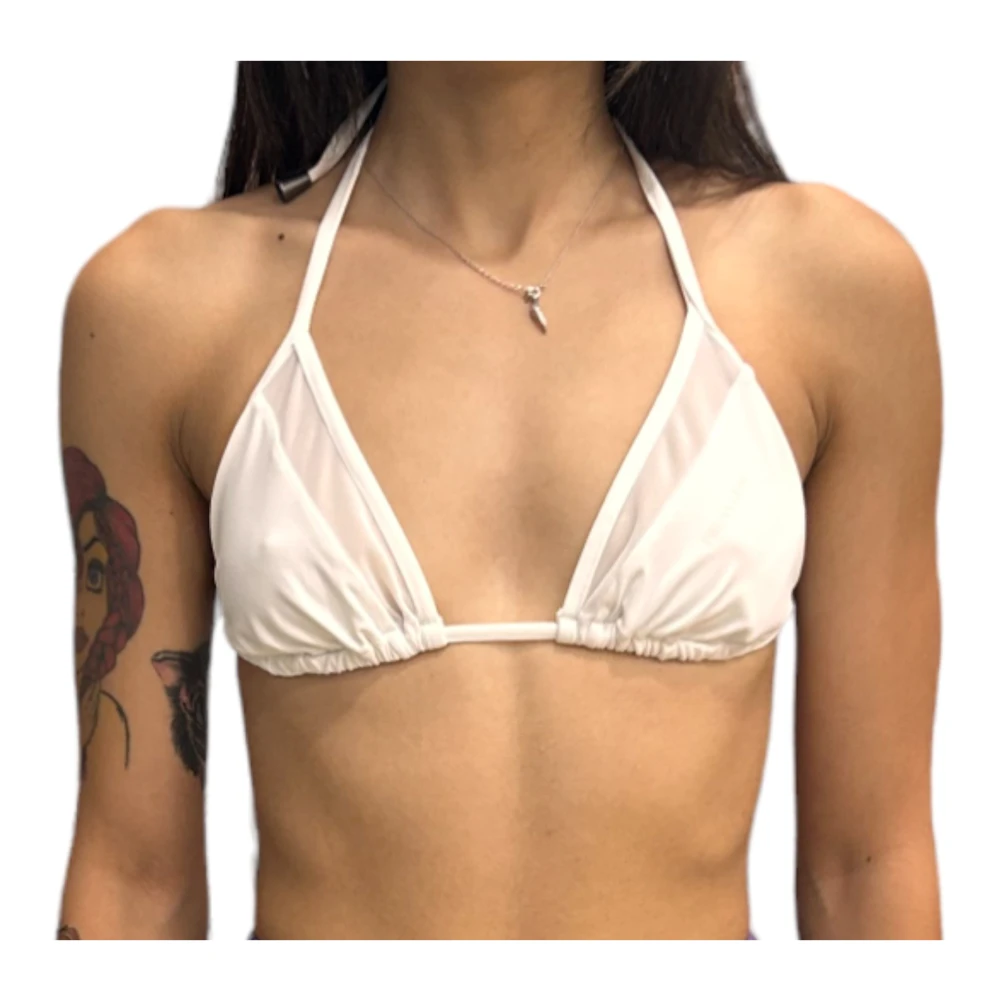 Trussardi Stijlvolle Bikini Top White Dames