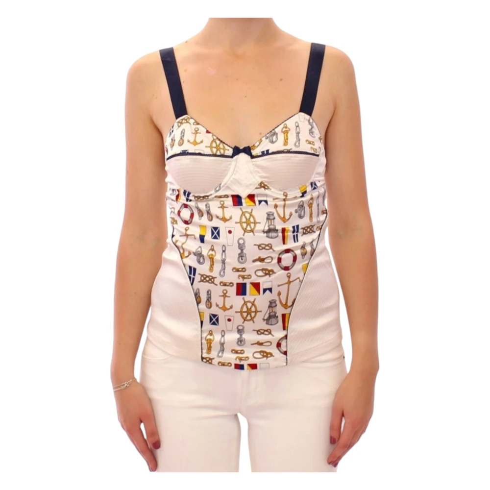 Dolce & Gabbana Damen Multicolor Oberteile, Mehrfarbig, Mgröße:
