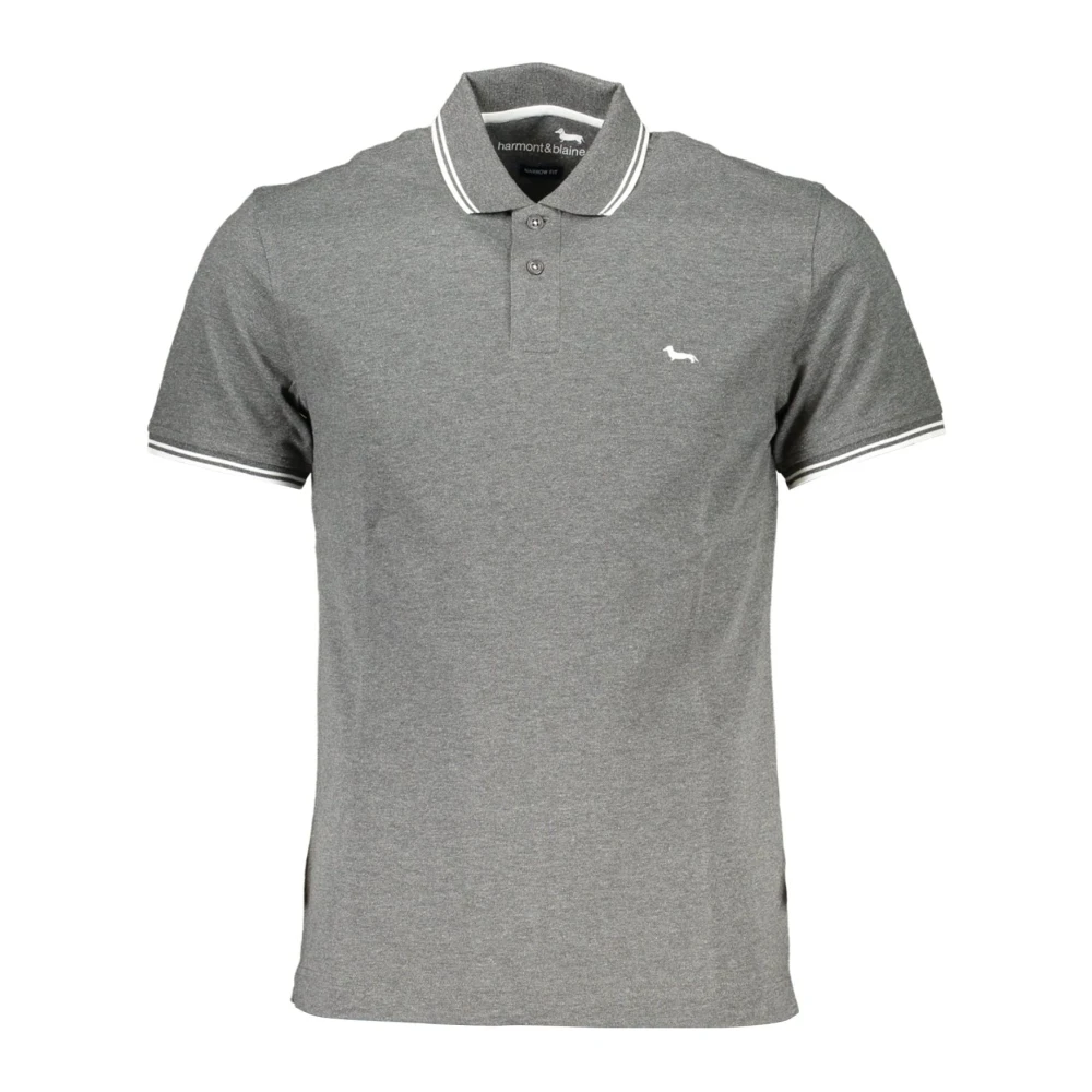 Harmont & Blaine Polo Korte Mouwen Heren Grijs Gray Heren