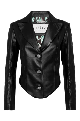 Vintage Leather Blazer LS Flame