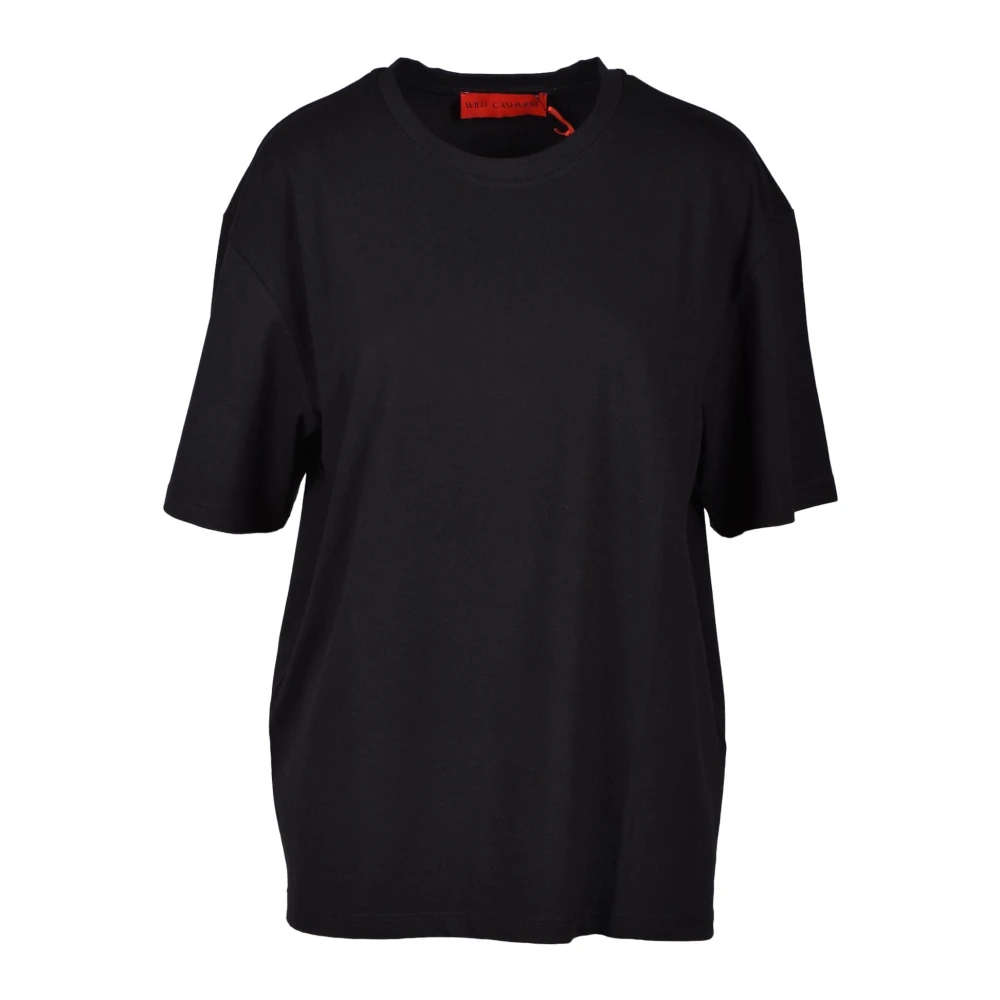 Wild Cashmere Tshirt Black Dames