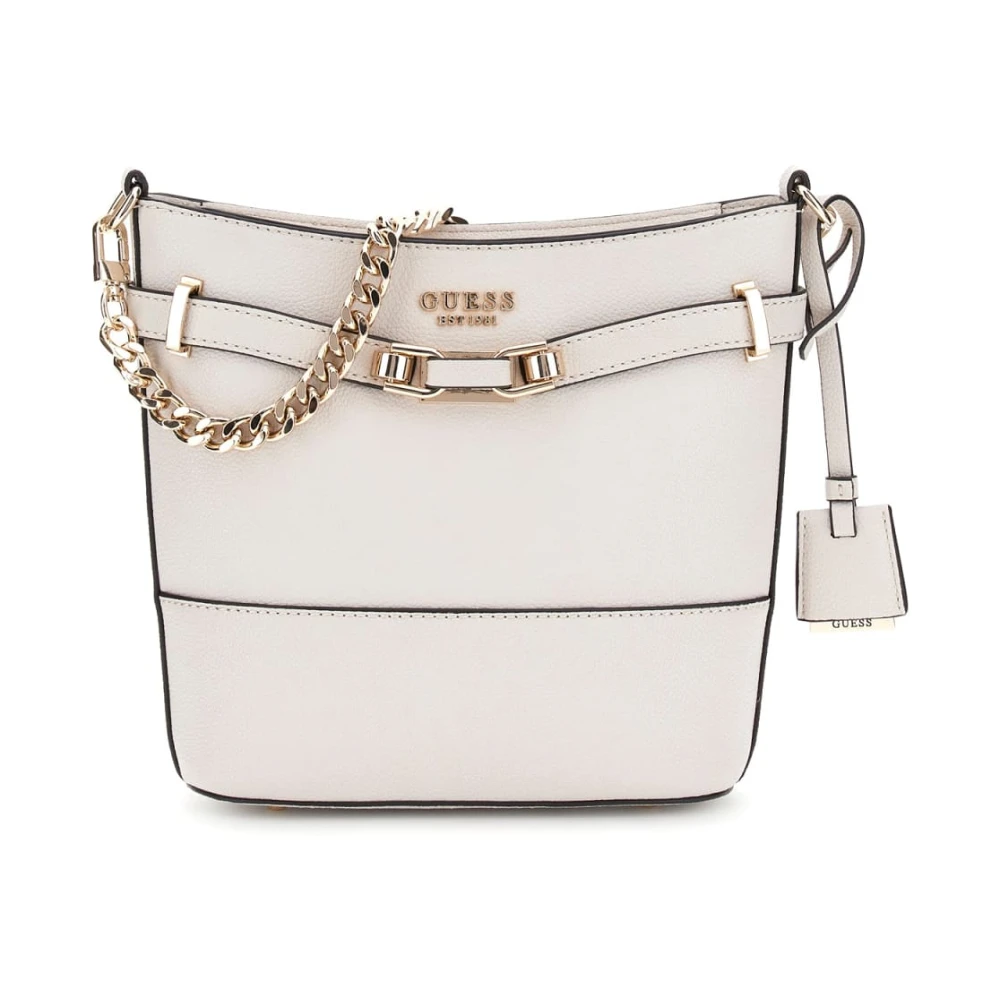 Guess Stijlvolle Silvye Bucket Handtas White Dames